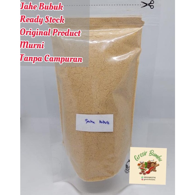 

READY Jahe Bubuk Asli 250gram/ Pure Ginger Powder / JAHE BUBUK