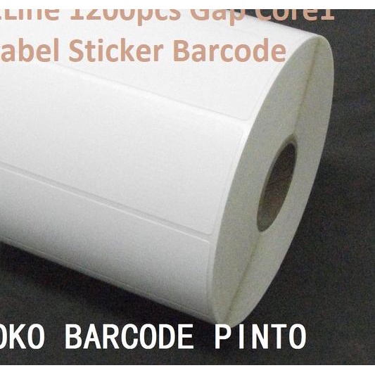 

✥ 90X30mm 1Line 1200pcs,Semi coated, Gap, Core1",Label Sticker Bare ✳
