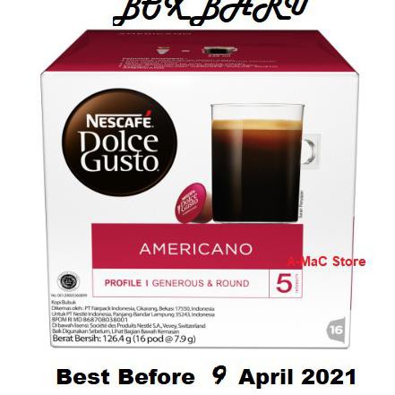 

BEST SELLER Nescafe Americano Dolce Gusto Kopi Kapsul KP188