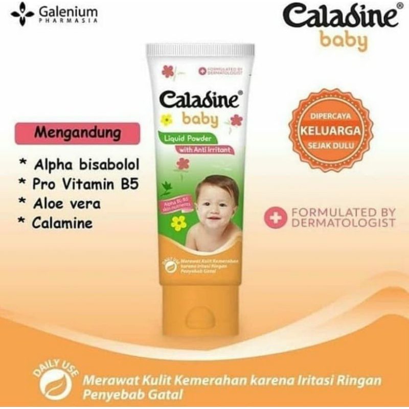 Caladine Baby Liquid Powder With Anti Irritant 100gr