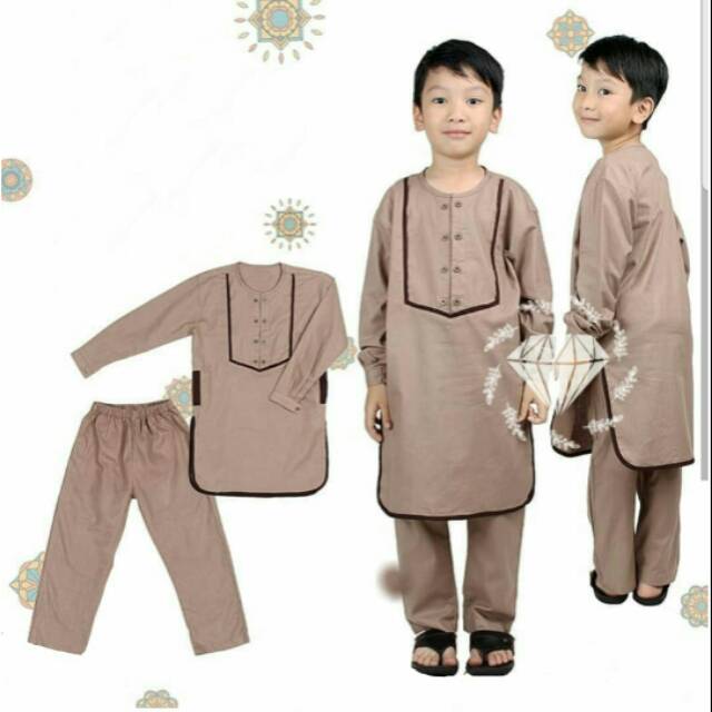 SET KOKO RAFATAR KID ANAK, KATUN, KEMEJA KOKO