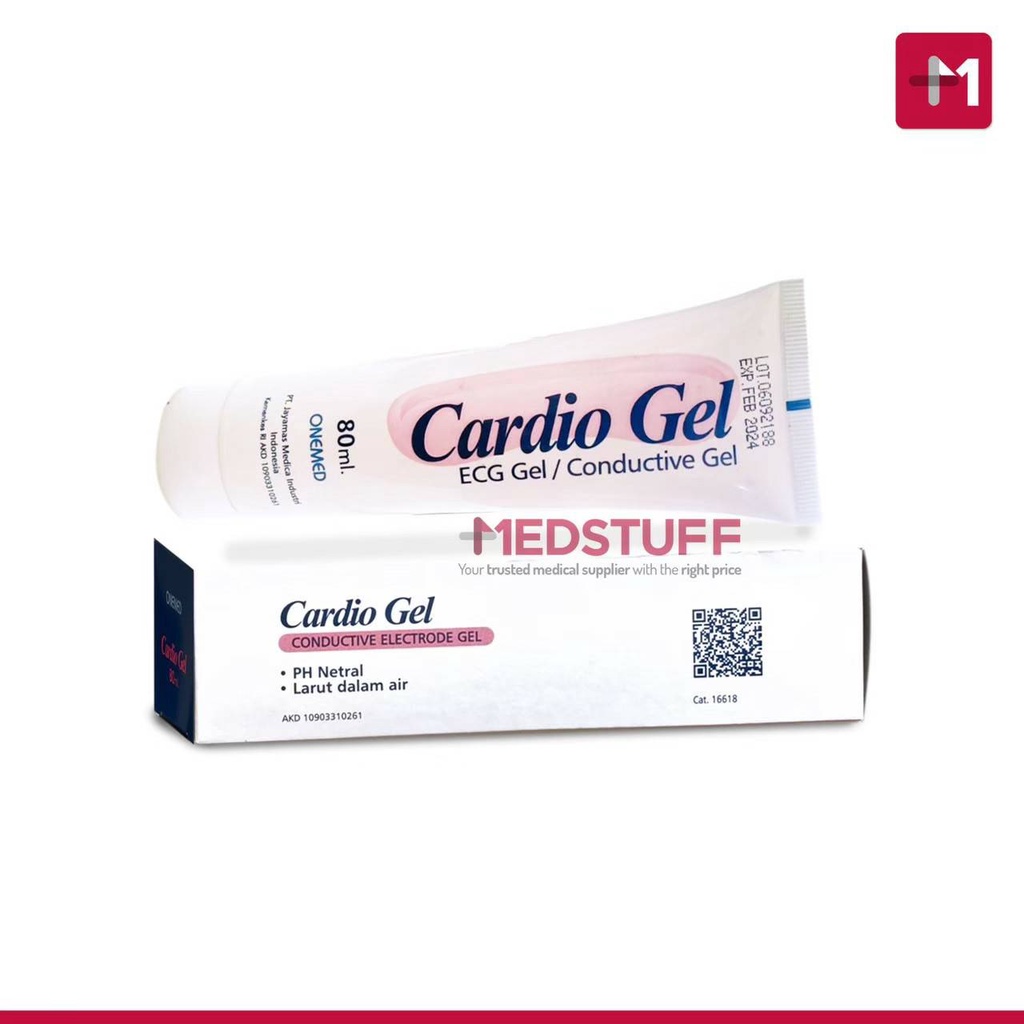 Cardio Gel 80gr Onemed ECG Gel Jelly EKG Jel