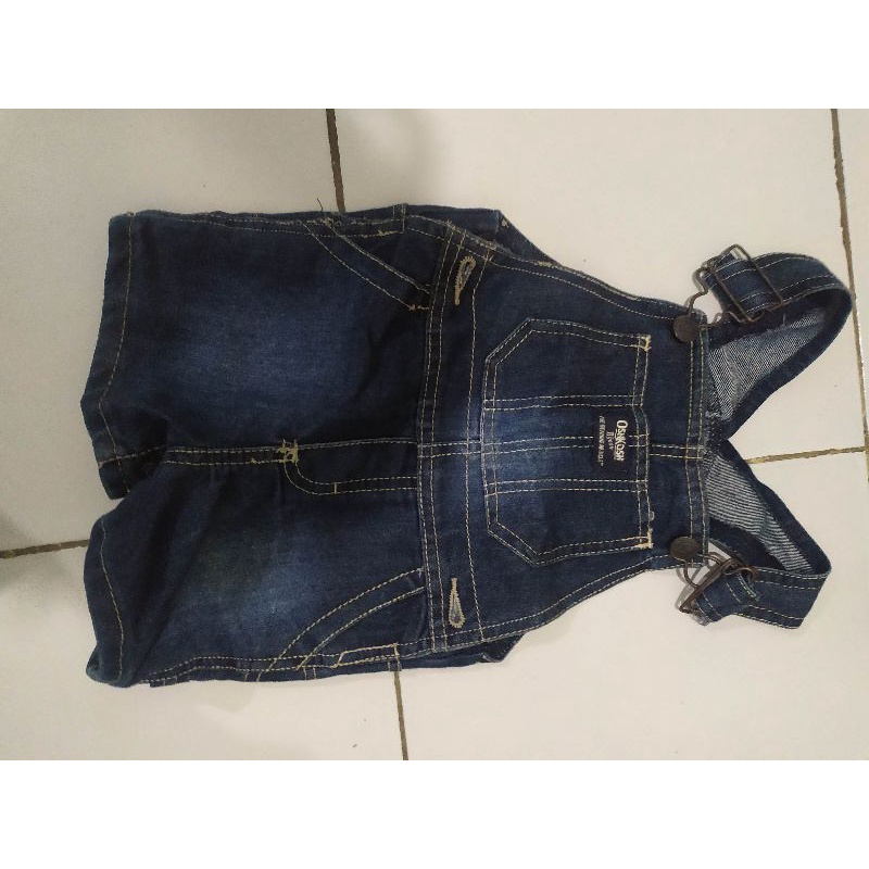 overall jeans oshkosh preloved