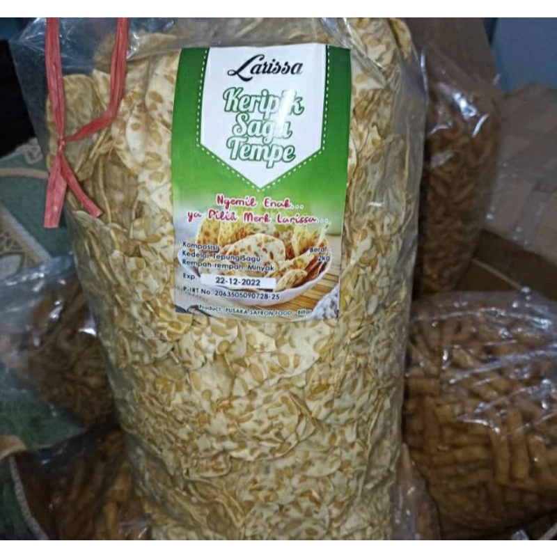 

Keripik Sagu Tempe isi 2kg Termurah