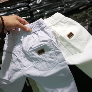 DAFFADENIM celana cinos panjang pinggang karet anak anak[perkiraan usia 06bln-9th]/celana panjang putih,abu,cream,moca,hitam