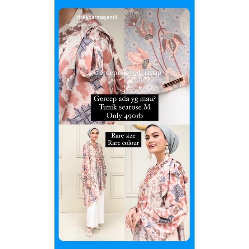 Chloe Tunik sea rose M wearing klamby