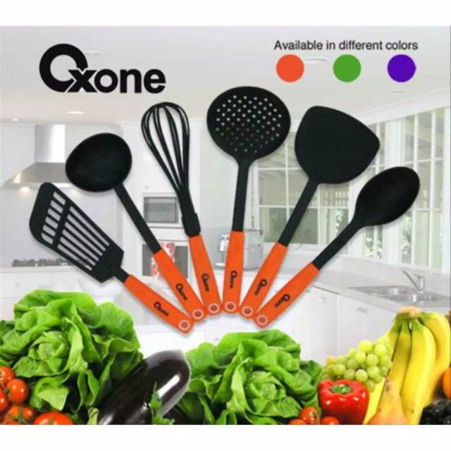 Spatula Oxone OX - 953 6pcs nylon kitchen tool set