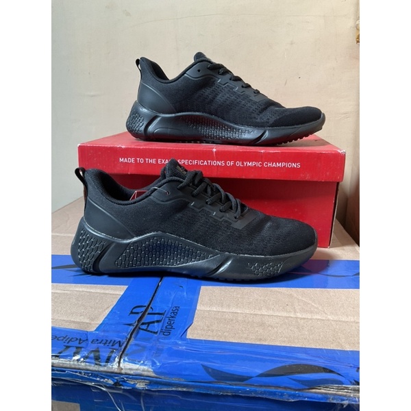 Ori Sale Sepatu Astec Sekolah Hitam DWAYNE Walking