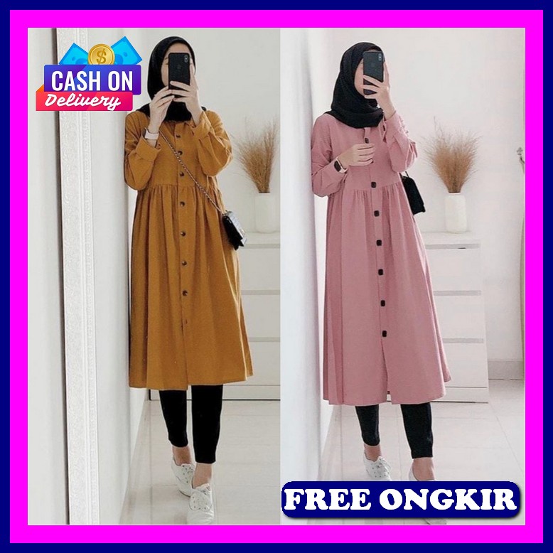 Baju Lebaran 2023 Terbaru Atasan Tunik Cewek Terbaru 2023 Buju Perempuan Muslim Bju Lebaran Wanita M