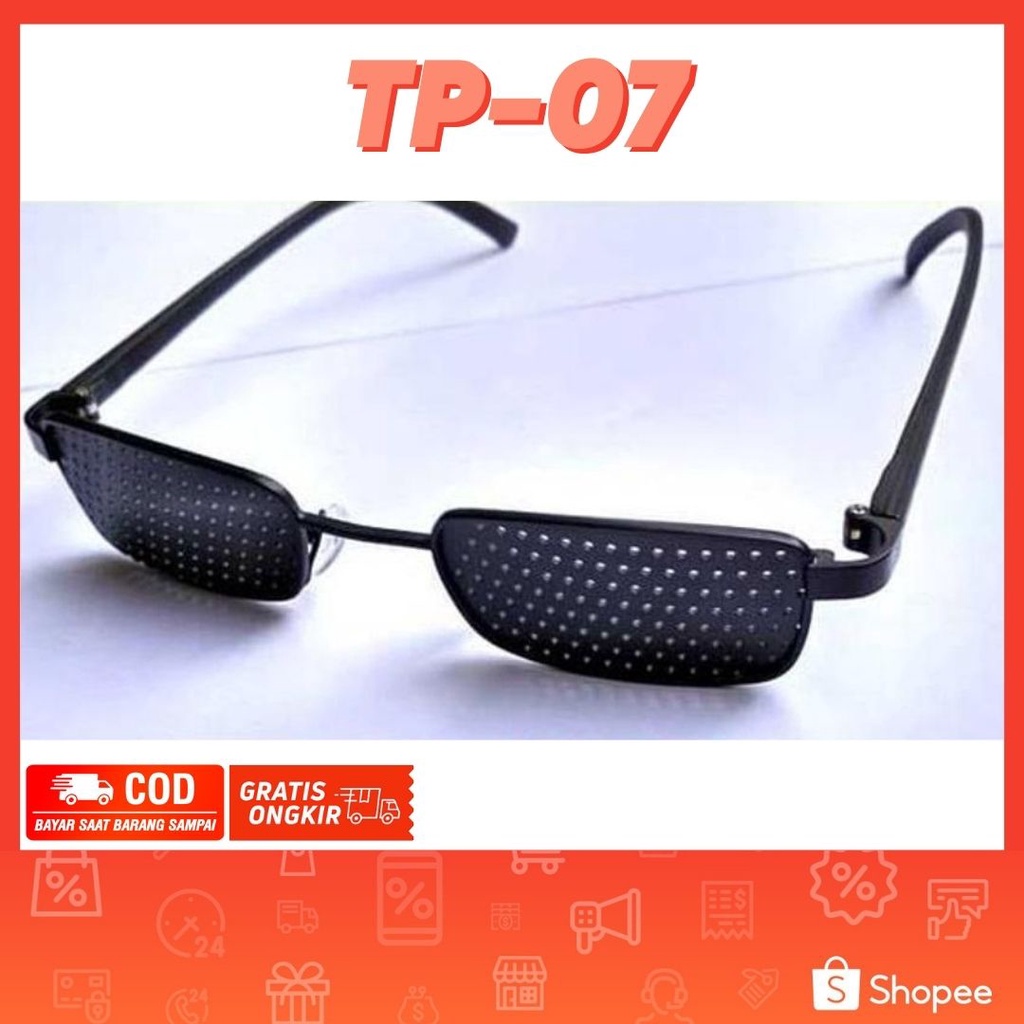 Kacamata Terapi Minus / Pinhole Therapy Glasses Original TP07