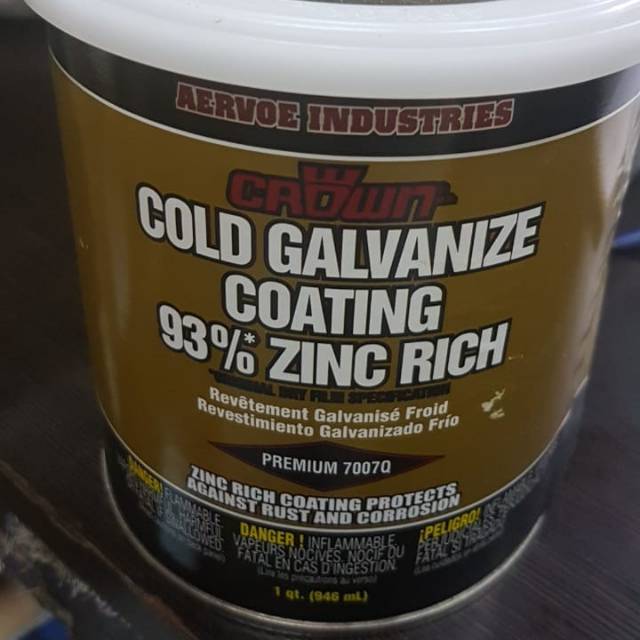 CORWN Cold Galvanis Coating Kemasan 2,7Kg