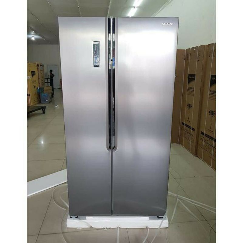 KULKAS SHARP SJ-IS50MA-SL LEMARI ES 2 PINTU SIDE BY SIDE SJ IS 50MASL