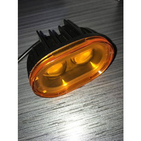 BAROKAH GAMIS lampu led cree fokus terang 20 watt 2 mata owl eye aluminium case 12 v