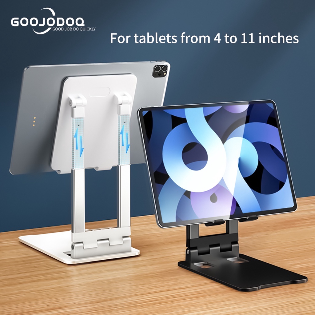 GOOJODOQ Tablet Bracket Folding Desktop Lazy Live Computer Telescopic Mobile Phone Bracket Metal Adjustable Angle