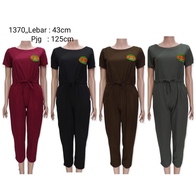 BAJU WANITA JUMPSUIT GUCCI CELANA PANJANG  1370