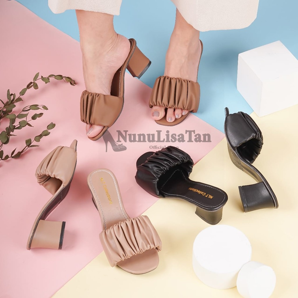 High Heels  wanita terbaru model masa kini heels NIKITA