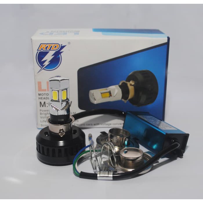 Lampu utama headlamp LED RTD 4Sisi 4 sisi mata motor Best seller