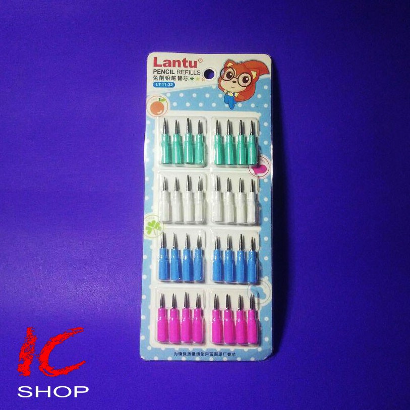 

isi pensil cabut susun / bensia / lantu