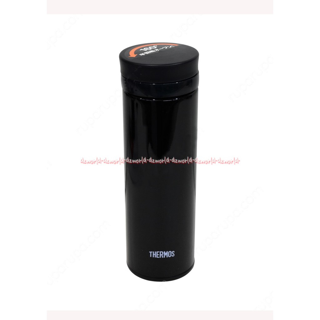 Thermos Tumbler Vacuum 350ml Hitam Botol Minum tambler