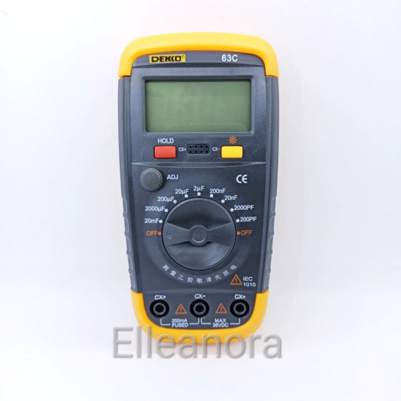 Capacitance Capasitor Meter Digital Dekko 63C