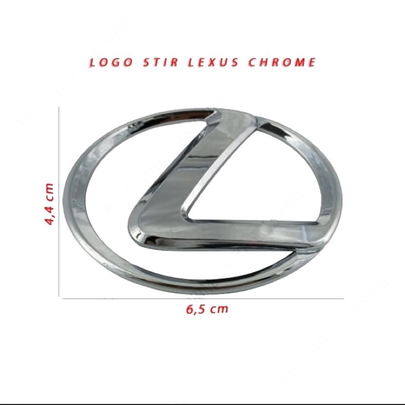 Logo stir Lexus chrome