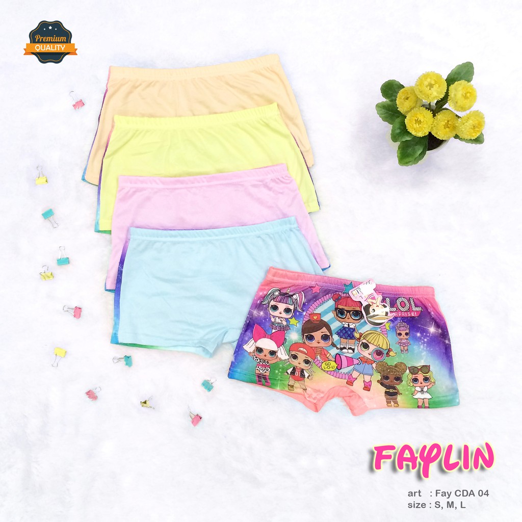 FAYLIN | Celana Dalam Boxer Anak Perempuan /art FAY CDA 05