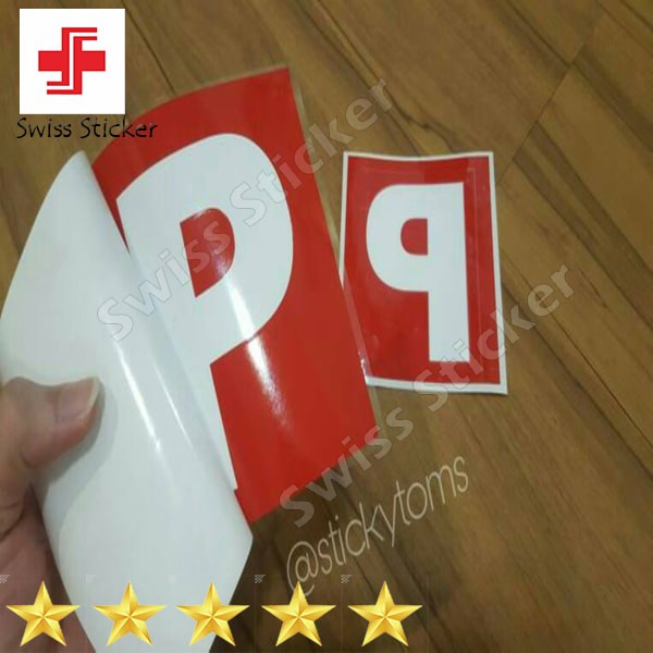 

Terlaris stiker P (Probationary) untuk pengemudi baru Keren