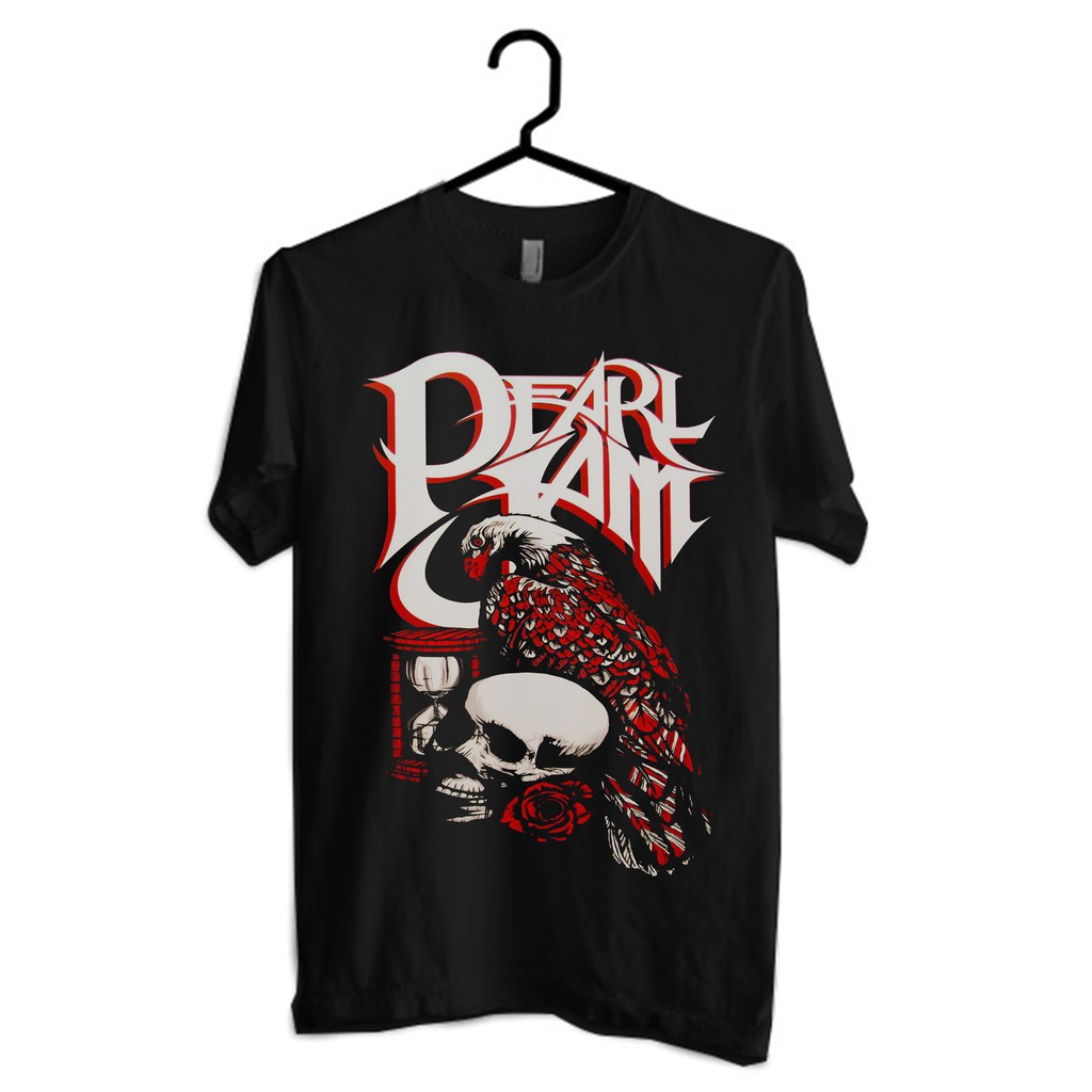 KAOS BAND PEAR JAM VINTAGE HITAM T-SHIRT CASUAL PRIA DAN WANITA DISTRO BANDUNG