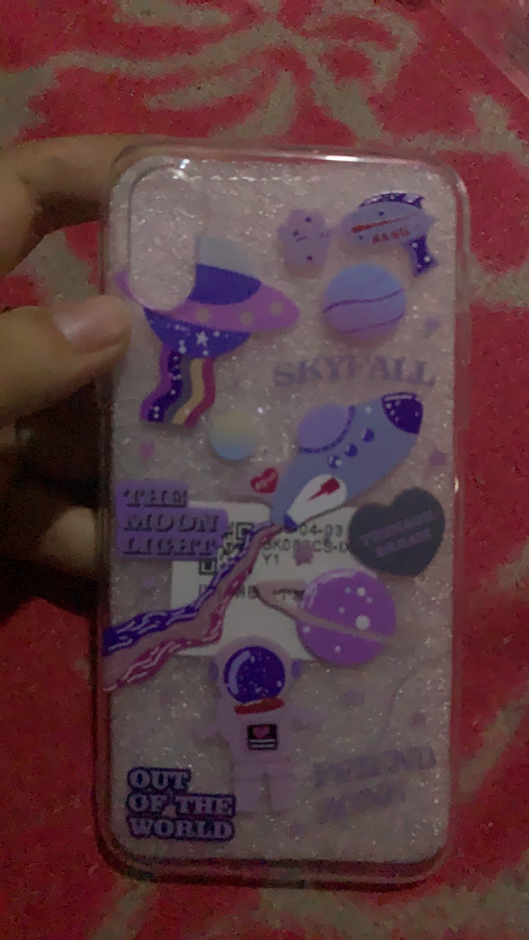 Soft Case Transparan Motif Kartun Luar Angkasa Untuk