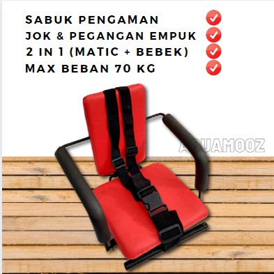 COD Jual Kursi Bayi Di Motor Tempat Duduk Anak Di Motor Warna Merah