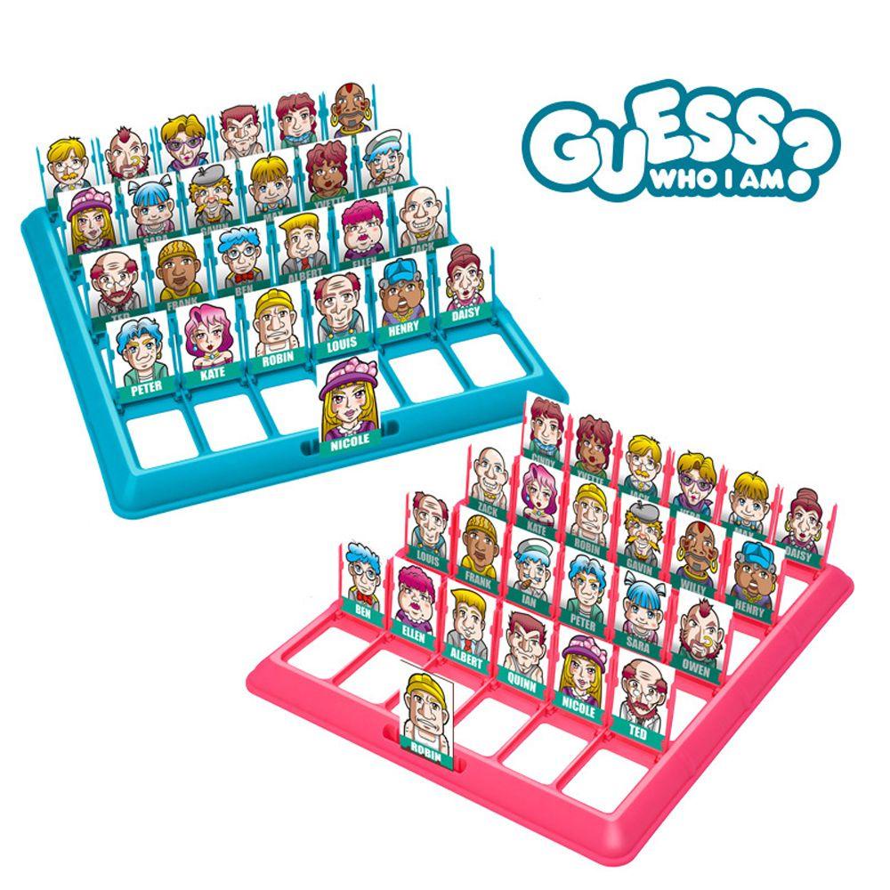 Mxbeauty Who Is It Board Game Anak Klasik Orang Tua-Anak Waktu Luang Interaktif Memori Catur Dan Kartu Training Puzzle Mainan