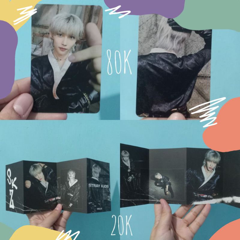 WTS PC double side felix & mini pb felix straykids in life. good condi