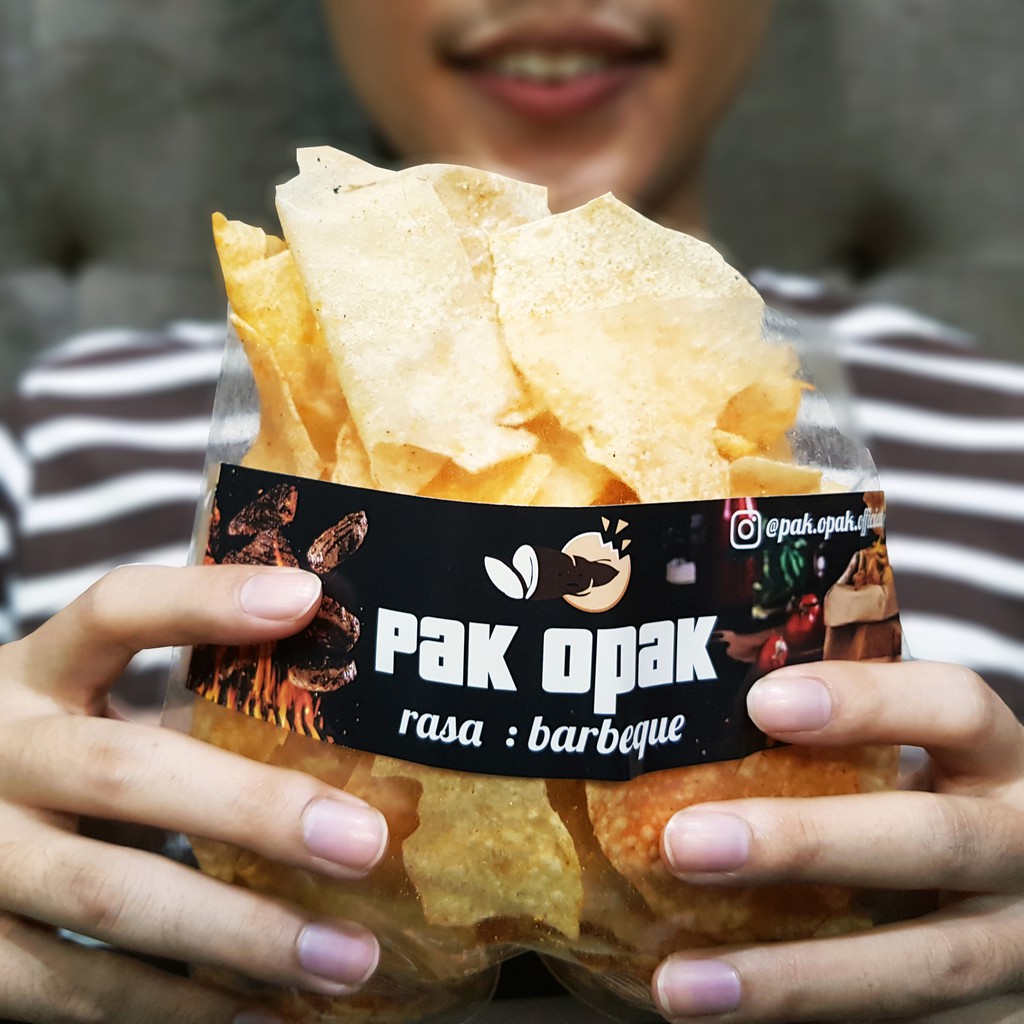 

Kerupuk Singkong Pak Opak Rasa Barbeque (Keripik Lokal Oleh-oleh) BBQ