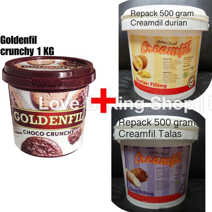 

MURAH promo Promo bundling. GF crunchy 1 KG+ RPCK 500 gr durian+ RPCK 500 gr TALAS sale sale