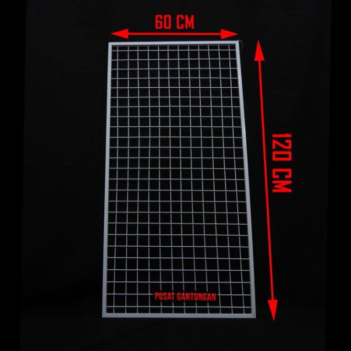 

Bergaransi Jaring Ram Dinding 60X120 Bingkai Crhome Bergaransi