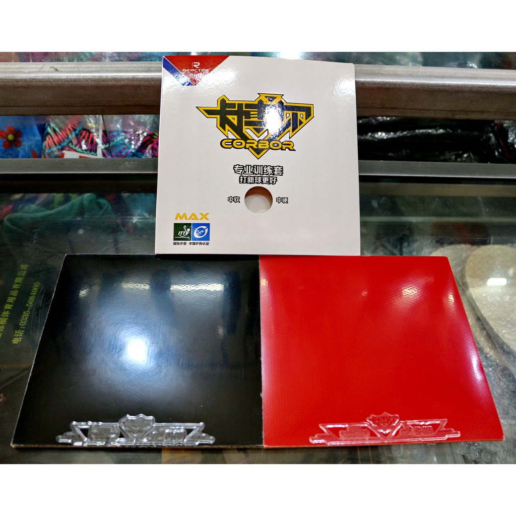 Karet Bet Pingpong Karet Bet Tenis Meja REACTOR CORBOR ISI 2