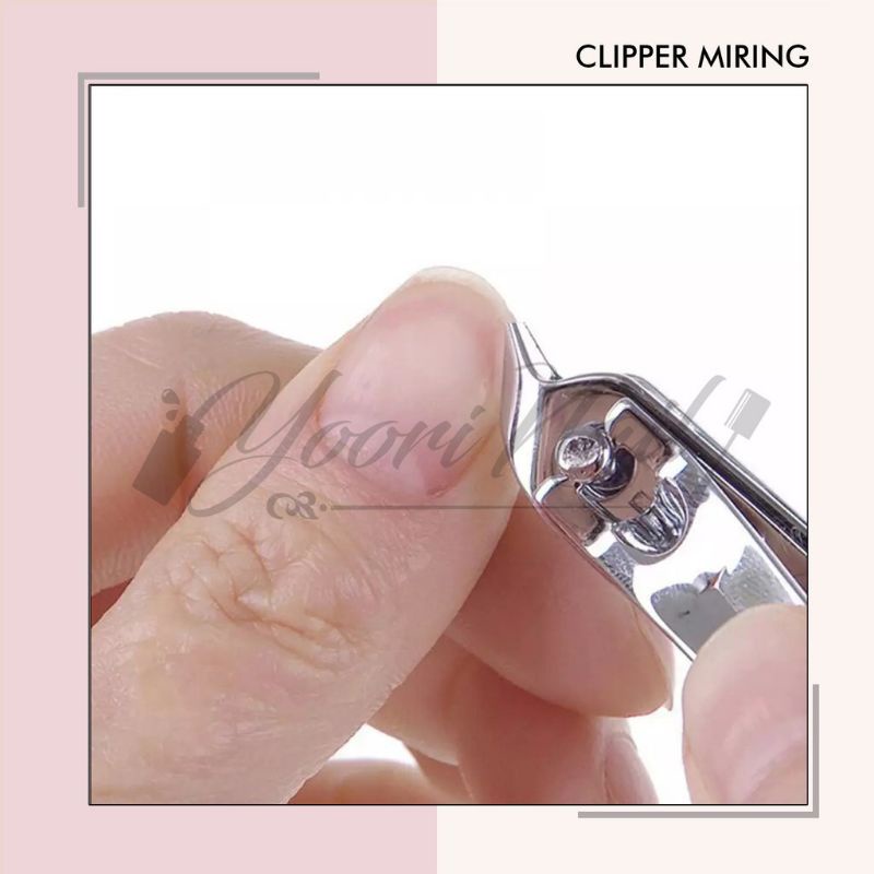 Clipper miring cuticle trimmer gunting kuku miring nail clipper gunting sudut