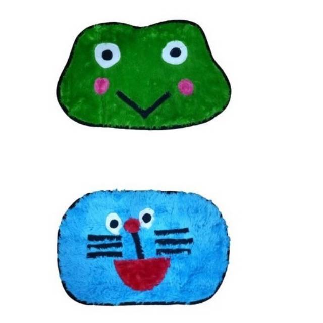 Keset Kaki Bahan Rasfur Motif Karakter