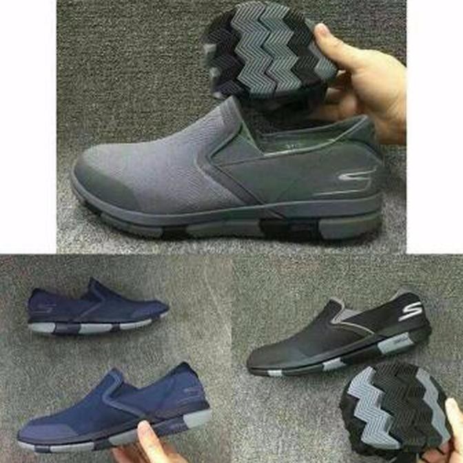 promo (garansi termurah) sepatu pria casual skechers goflex men terbaru