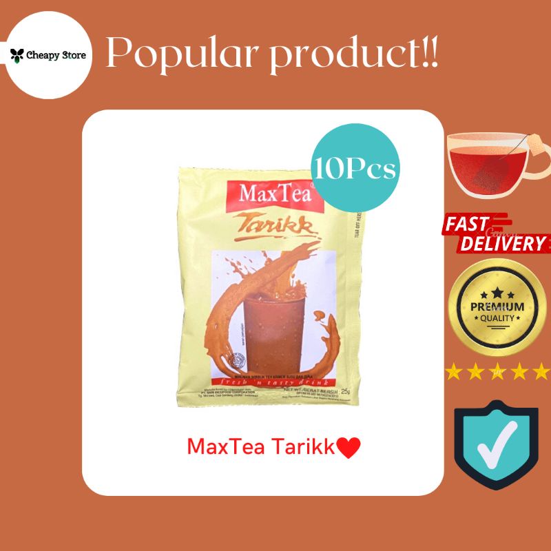 

Maxtea Tarikk [10pcs x 25gr] / Teh Tarik Max Tea