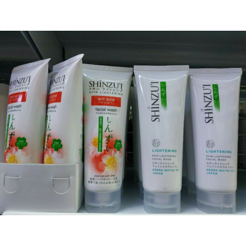 Shinzui Facial Foam Anti Acne Pembersih Wajah Sabun Cuci Muka Anti Jerawat Ampuh Shopee Indonesia