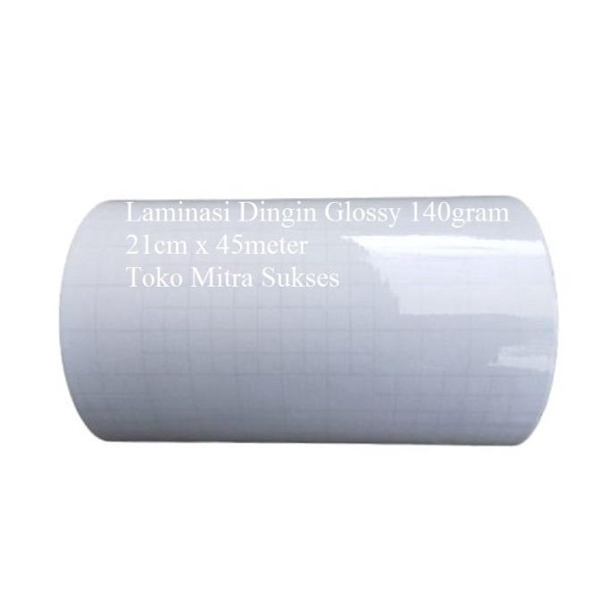 

Laminasi Dingin Glossy A4 - 21cm x 45meter x 140gram