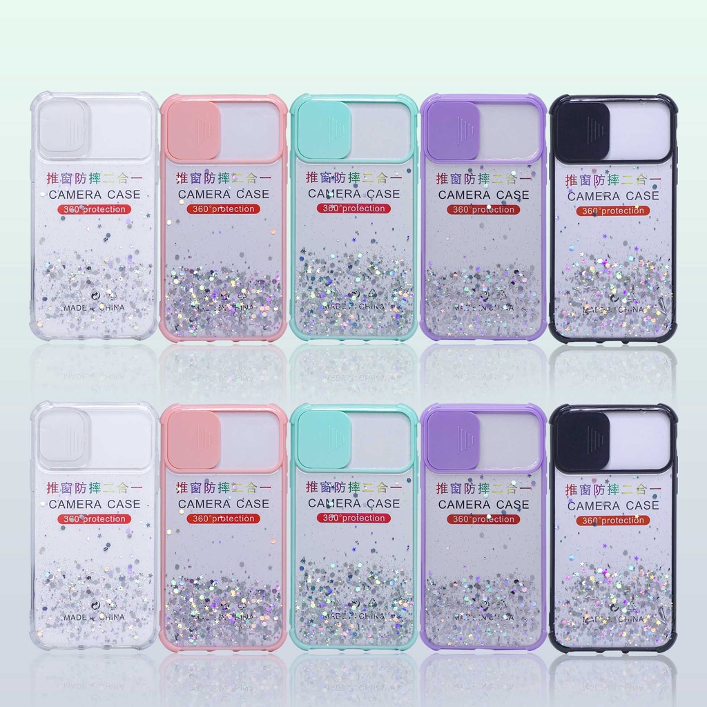 Samsung A21S  A02  A02S  A31  A32 4G Case Candy Glitter Lensa protector Case FUZE Bling Bumper TPU