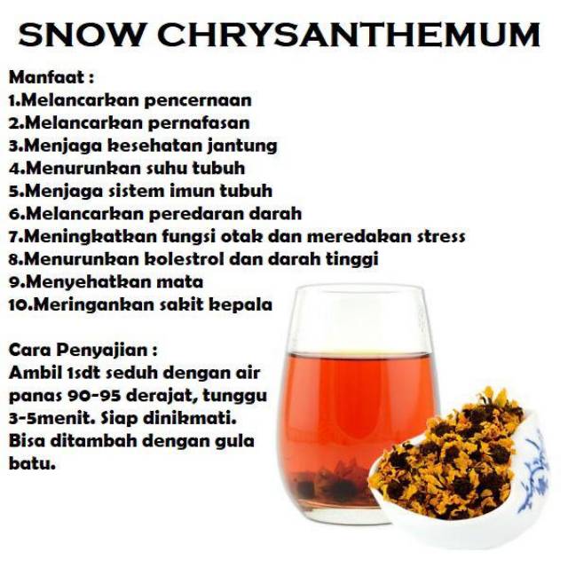 Snow Chrysant flower tea