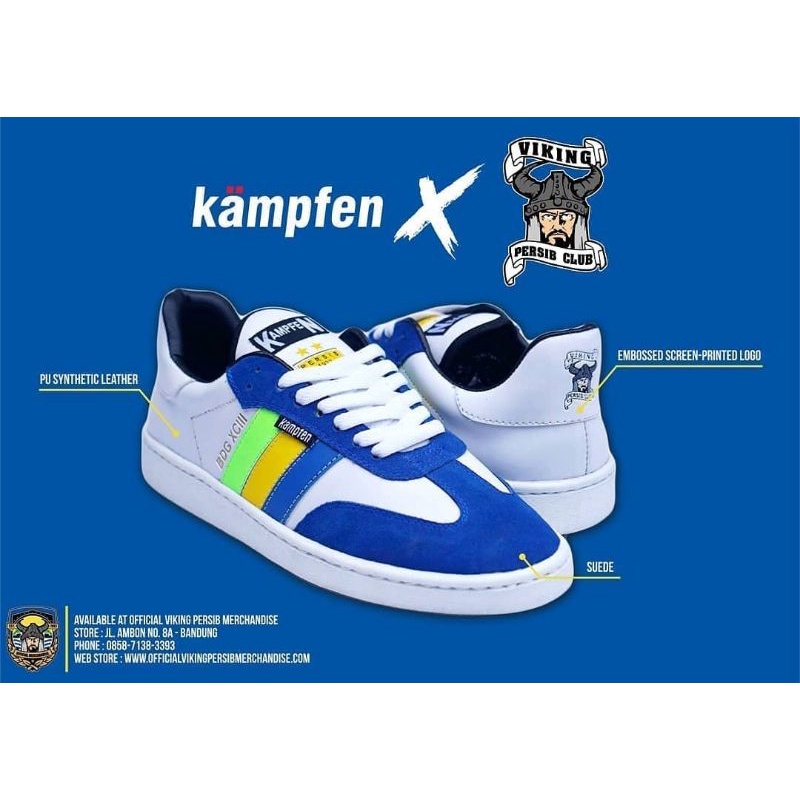 Kampfen x Viking Persib Club official shoes collab