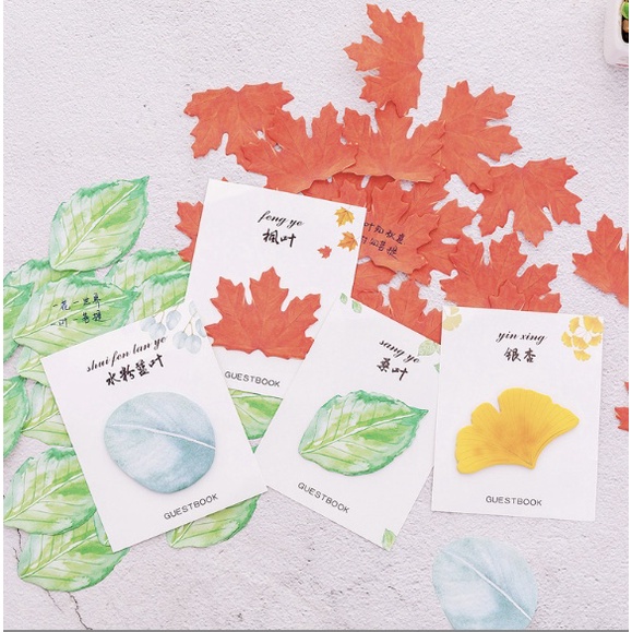 MEMO MODEL LEAF STICKY NOTES