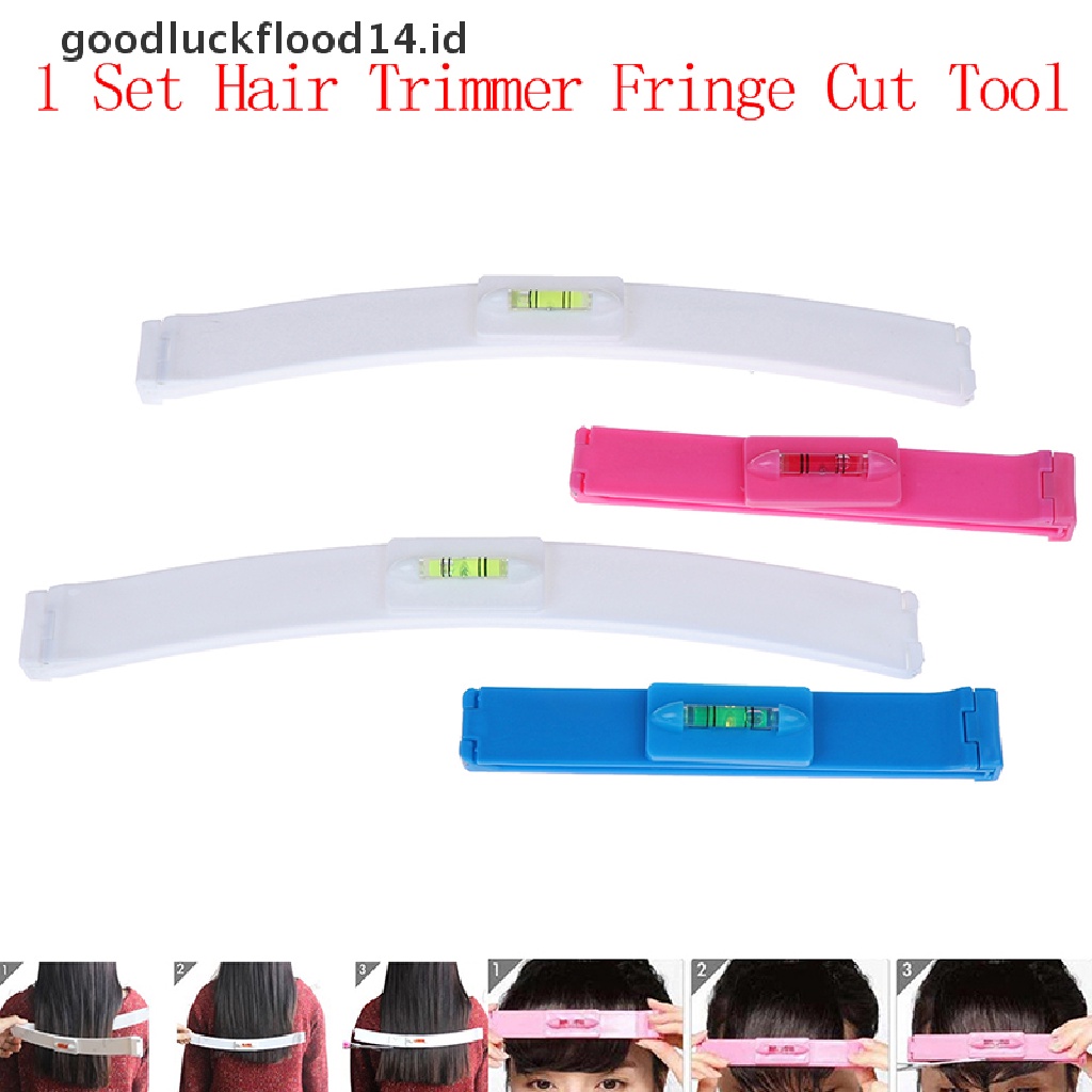 2pcs / Set Klip Gunting Pemangkas Rambut Poni