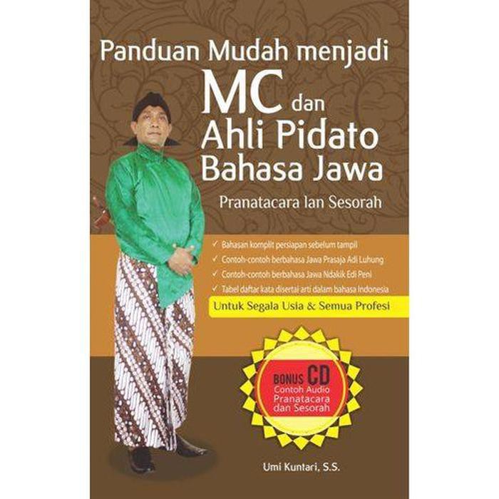 Dijual Panduan Mudah Menjadi Mc Dan Ahli Pidato Bahasa Jawa Diskon