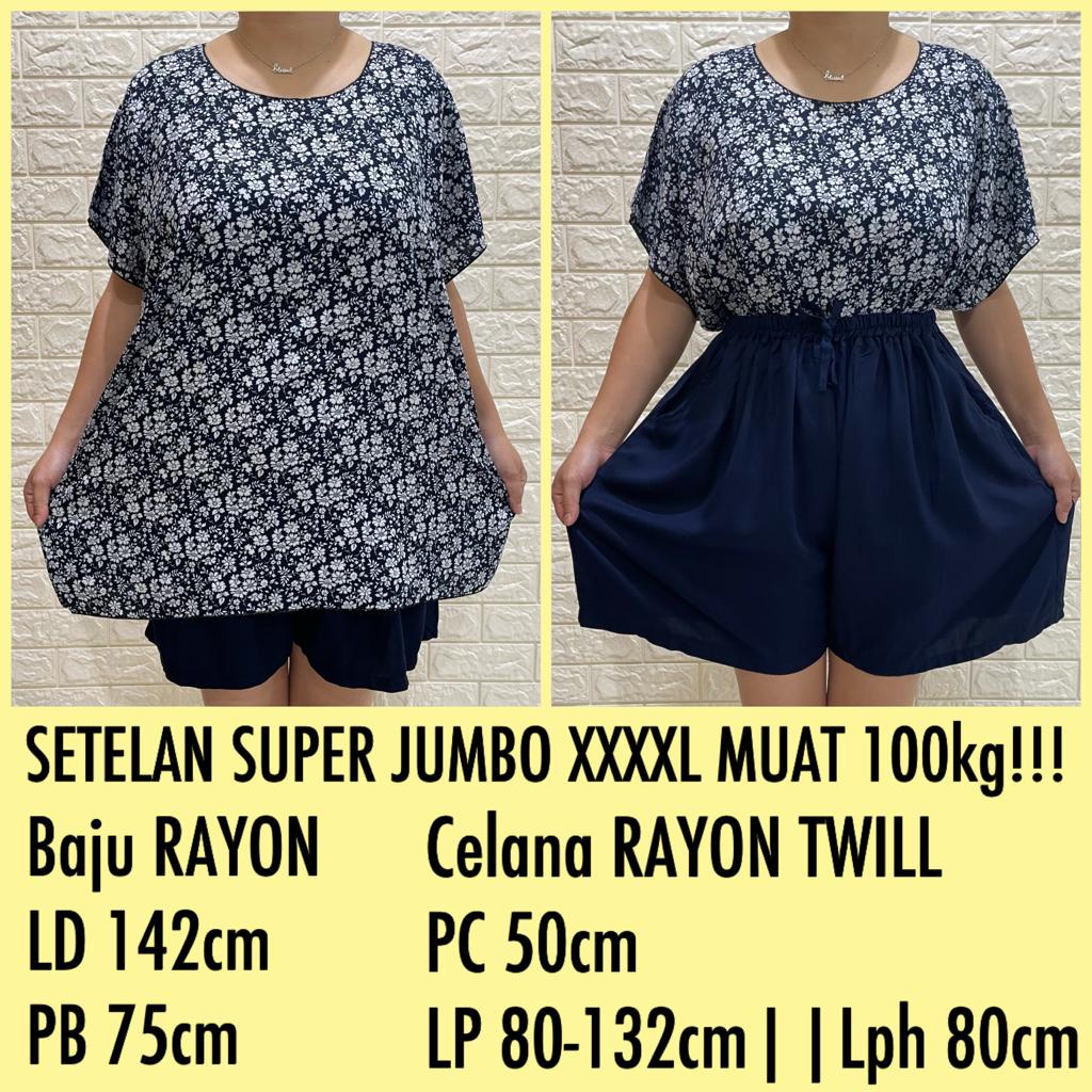 PAKET COMBO!!!SETELAN BAJU BALI SUPER JUMBO XXXXL MUAT 100KG!!! KODE TIE DYE