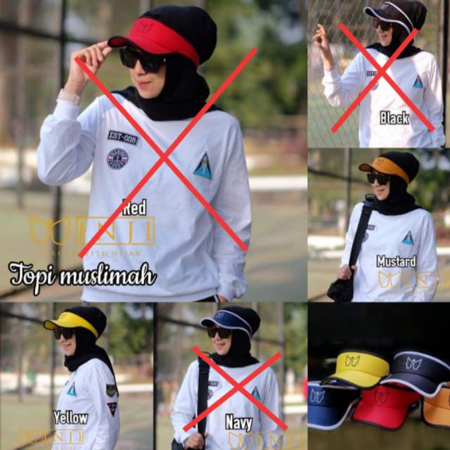 Topi Muslimah Sporty by INJI